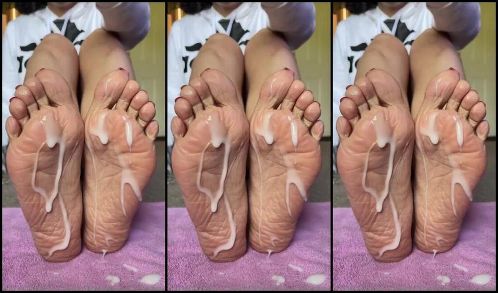 Deedeericanfeet Onlyfans As Requested Lots And Lots Of Jizz Wit Some Sticky And Smacking Soles