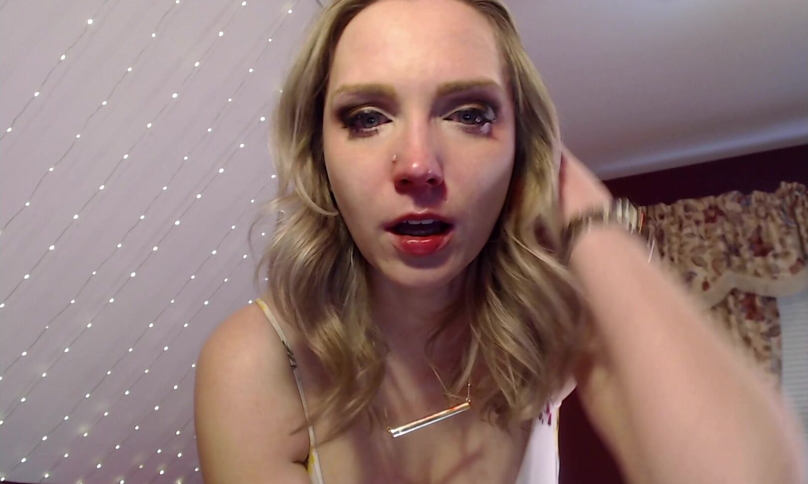 "SneezeGoddess" blonde, mucophilia, noseblowing, sfw, sneezegoddess, sneezing Only Nose Blowing manyvids