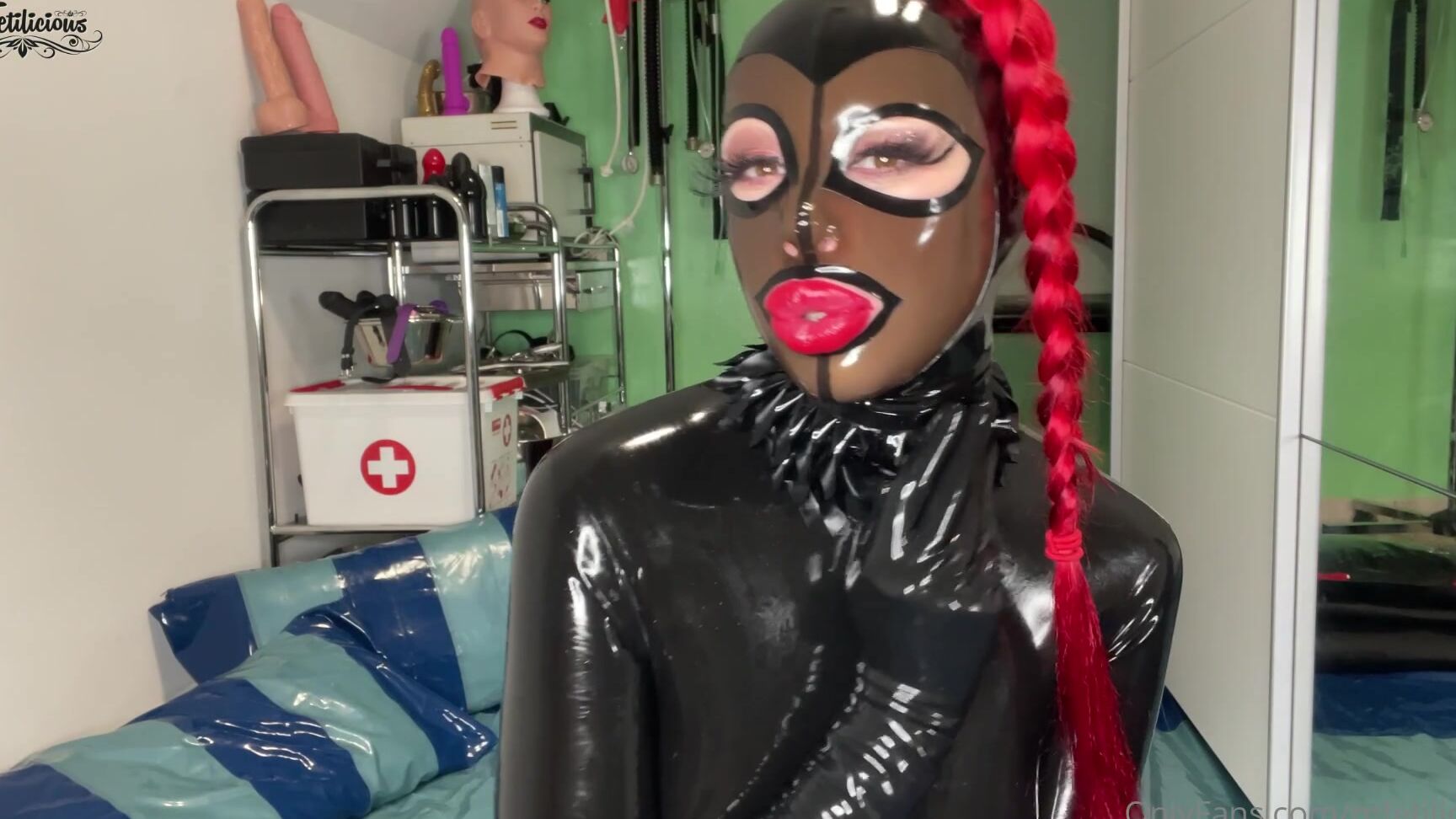 Mfetilicious Since You Loved The Black Latex Here S Another Video With The Complete Black Outfit