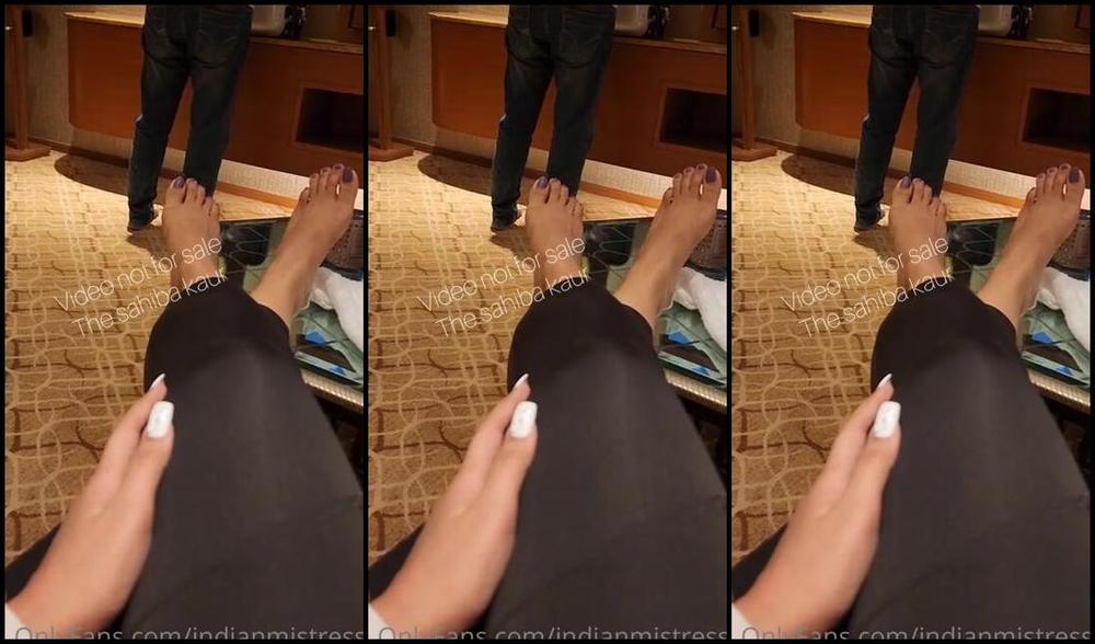 Sahiba Kaur Indian Mistress Onlyfans My Driver D G Massaging My Legs N Beautiful Feet K Tta Unpacking My Luggage This Is A Sl Veryp