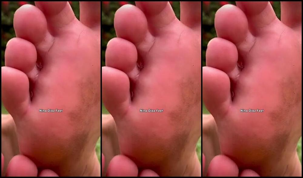 Nina S Feet Nicknamed Ninadiaz Feet Onlyfans Custom Video I Made For A Buyer That Day Was Very Hot My Feet Are