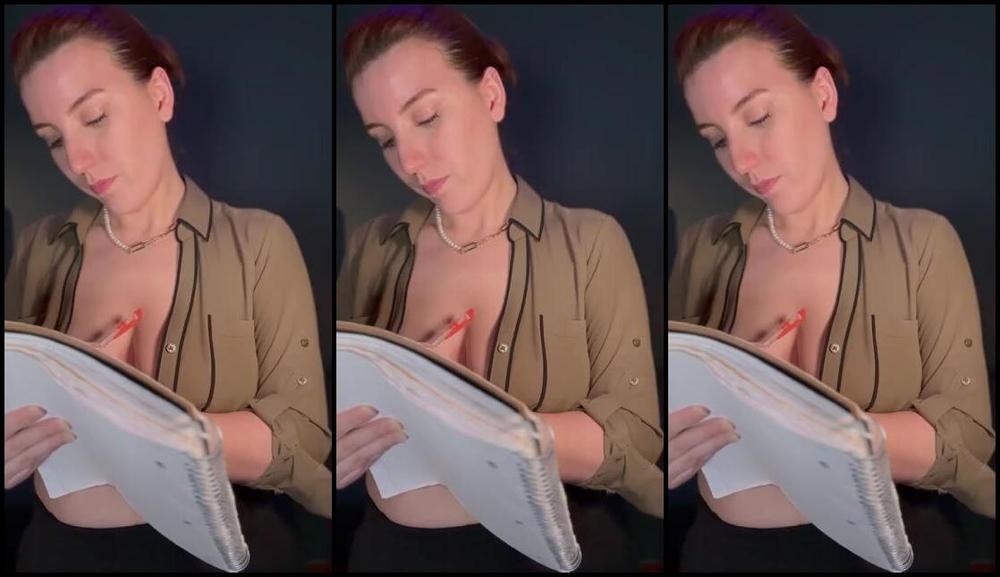 Kay Aka Asmrkay Onlyfans Your Personal Assistant Helps Plan Your Day But Her Tits Keep Falling Out Of Her Shirt