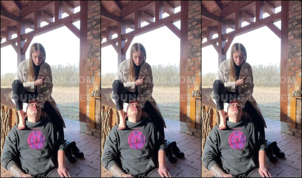 Young Goddess Nice Weather Requires Nice Boots