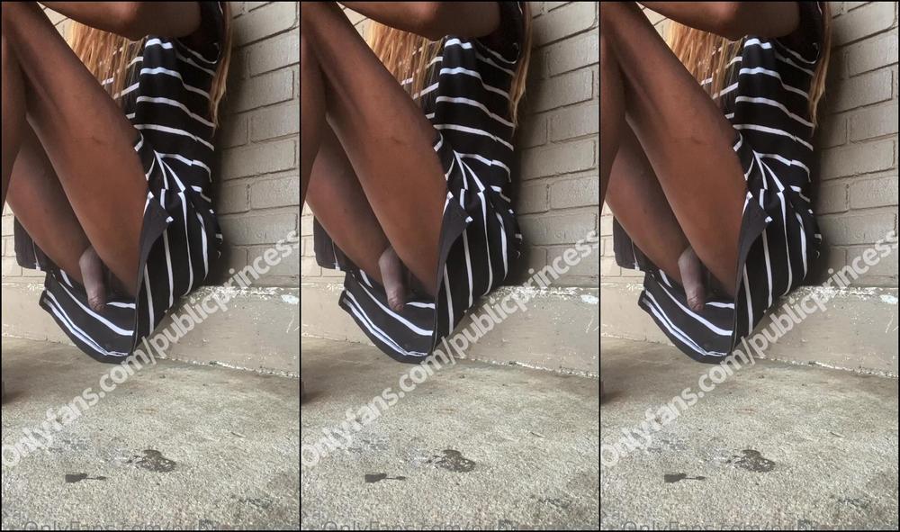 Publicprincess Sitting And Waiting