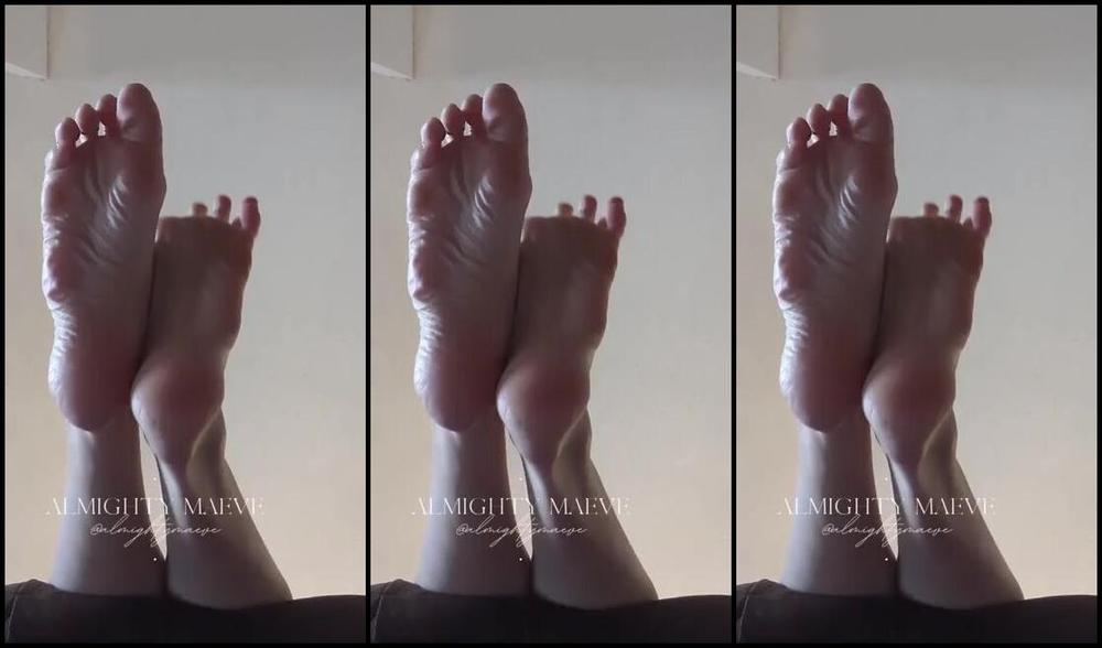Almighty Maeve Nicknamed Almightymaeve 02 17 2024 Onlyfans Video Two Minutes Under My Feet Too Spoil You Good Boys Tip Accordingly