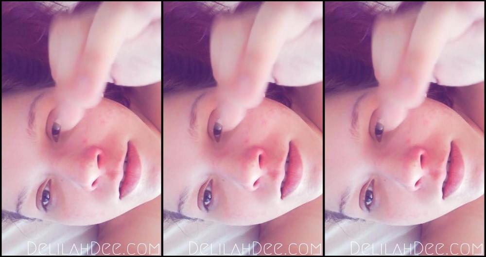 Delilah Dee Puffy Face Morning Nose Play Slowmo