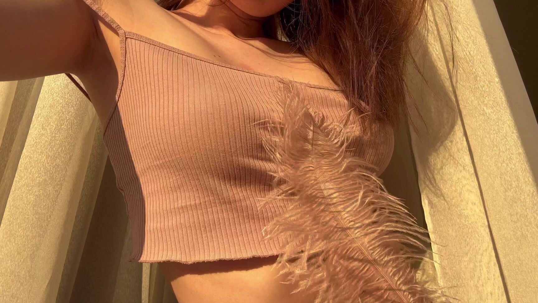 "Babyheavanian" goddessworship, music, nipples, teaser, titworship Devine tit tease under sunlight manyvids