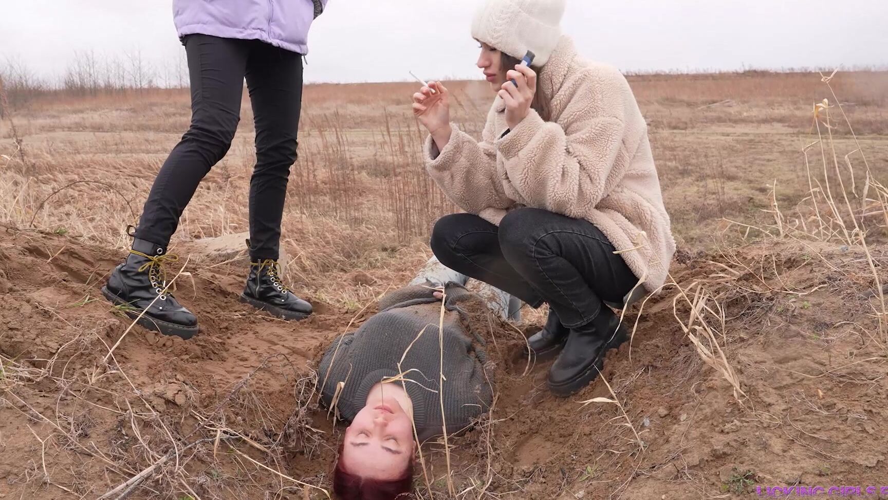 Licking Girls Feet - KARINA and SARAH - Do you like to walk with your Mistresses Clips4Sale