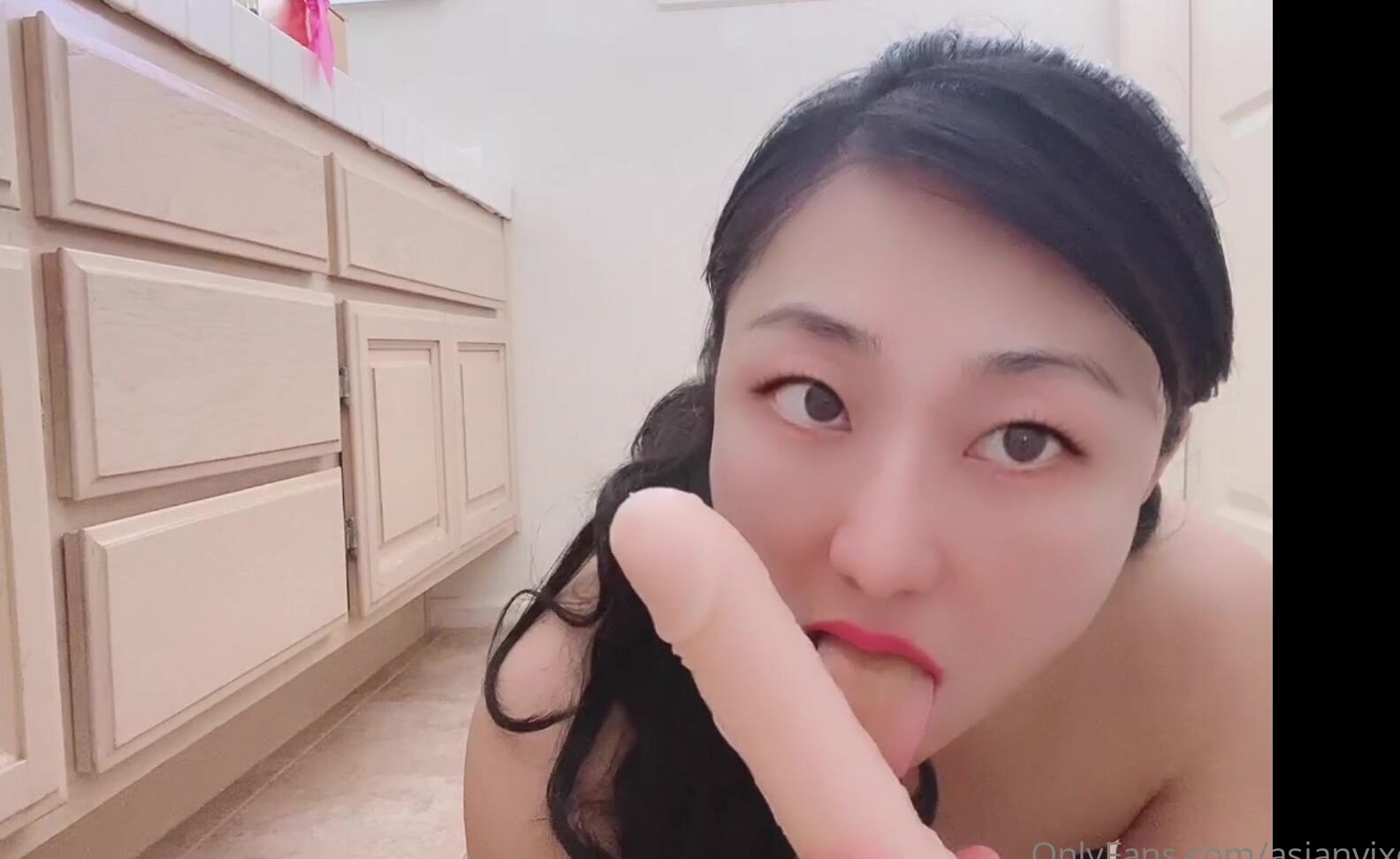 Asianvixen U I Got A Request To Masturbate And Suck This Dildo Off In The Bathroom I Had To Be Quiet B