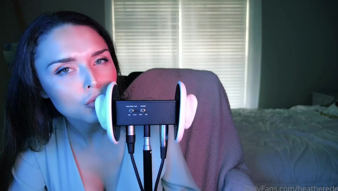 Heatheredeffect Nicknamed Heatheredeffect Onlyfans A Little Asmr Video For Those Of You That Like My Asmr Ear Eating Kisses 6Oo