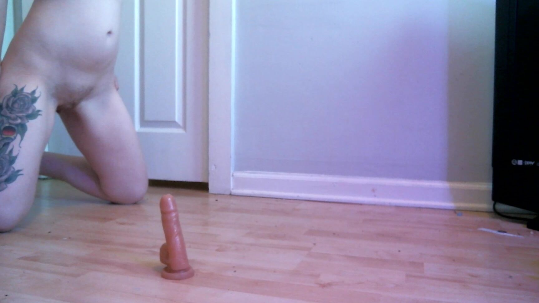 Kinky Little Sub Wet Slut Sucks And Rides Dildo