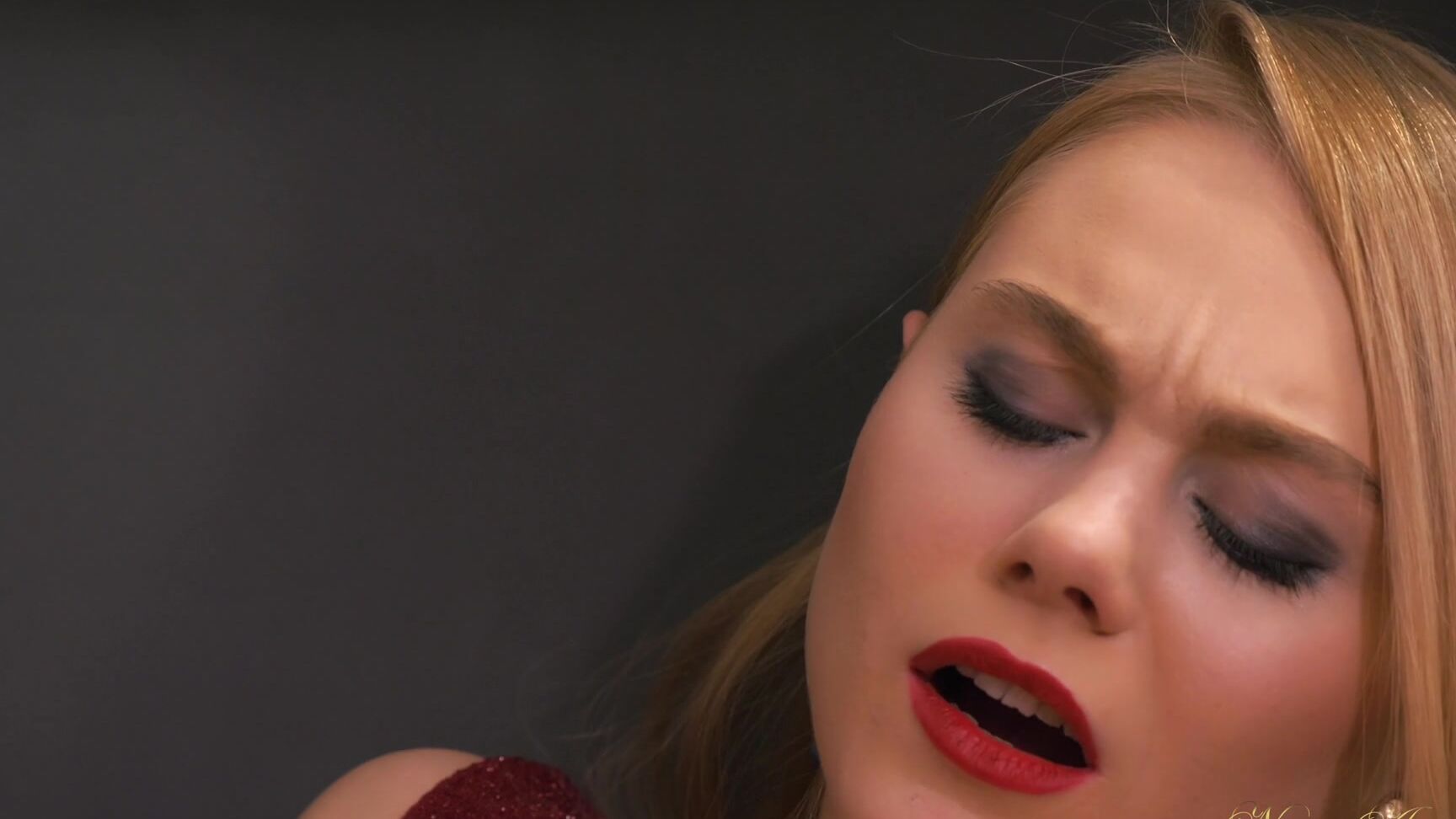 2018-02-07 Nancy Ace - Red Dress And Stockings Fantasy SiteRip