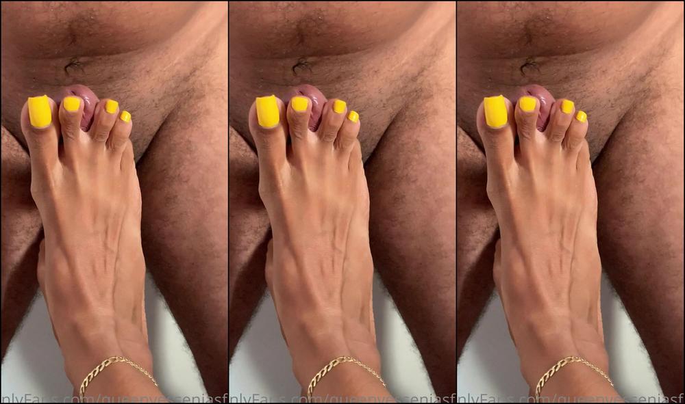 Queenyesseniasfeet Nice Load On My Toes