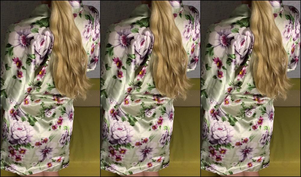 Blonde, Glamour Gowns, Striptease take-off-my-robe-and-take-me ManyVids