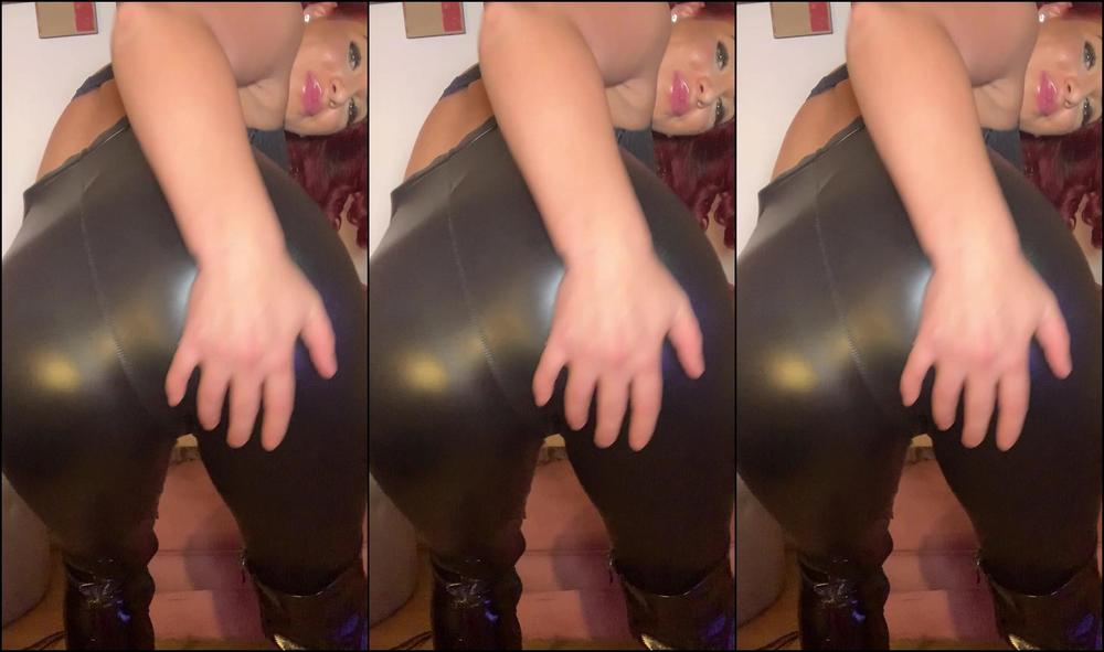 Caramelir Leather Clad Jerk Off Instructions