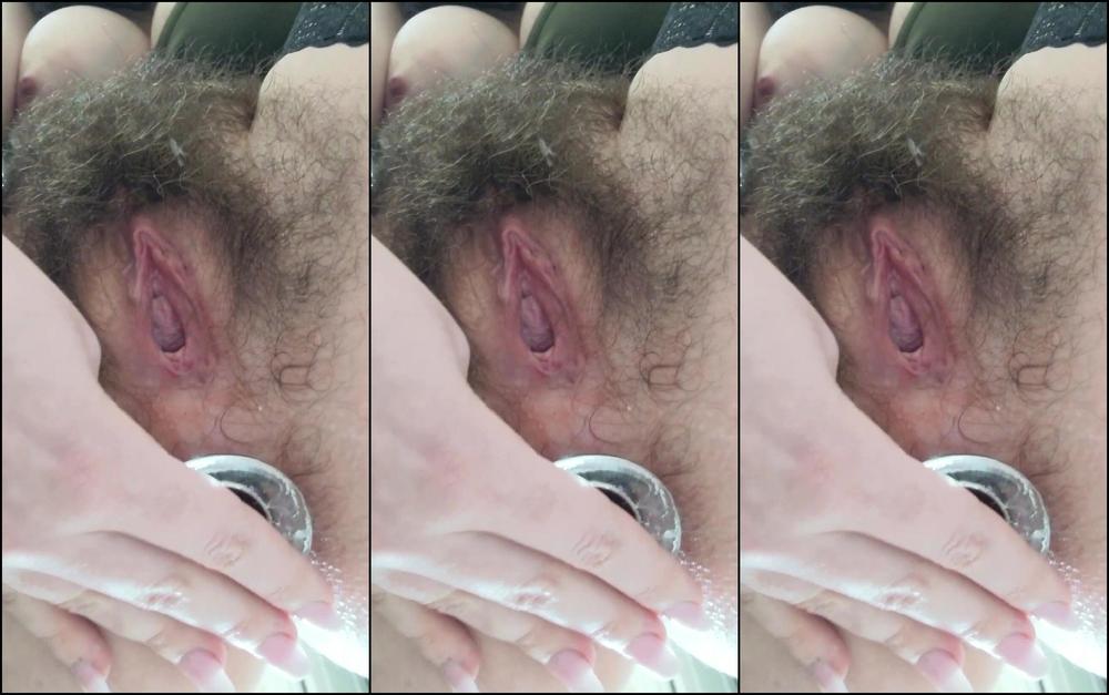 Lilylou Min Video Of Me Playing With My Glass Plug And Then Fucking My Ass And Hairy Pussy