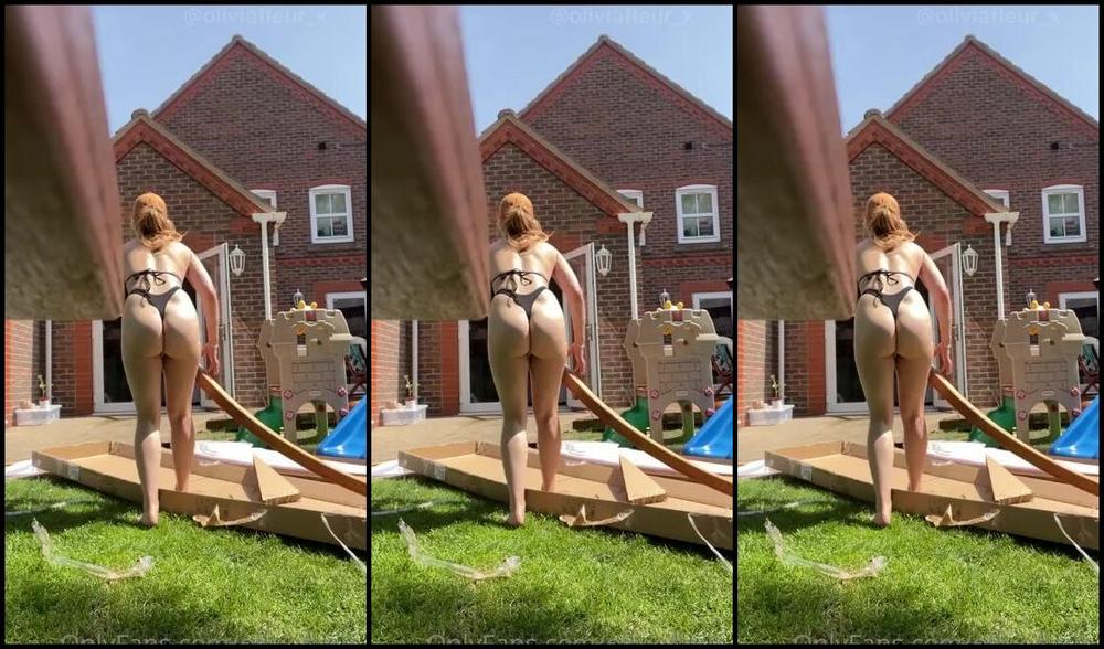 Oliviafleur X 07 19 2022 Onlyfans Video Most People Are Sitting Back With A Glass Of Something Cold Relaxing On A Day Like