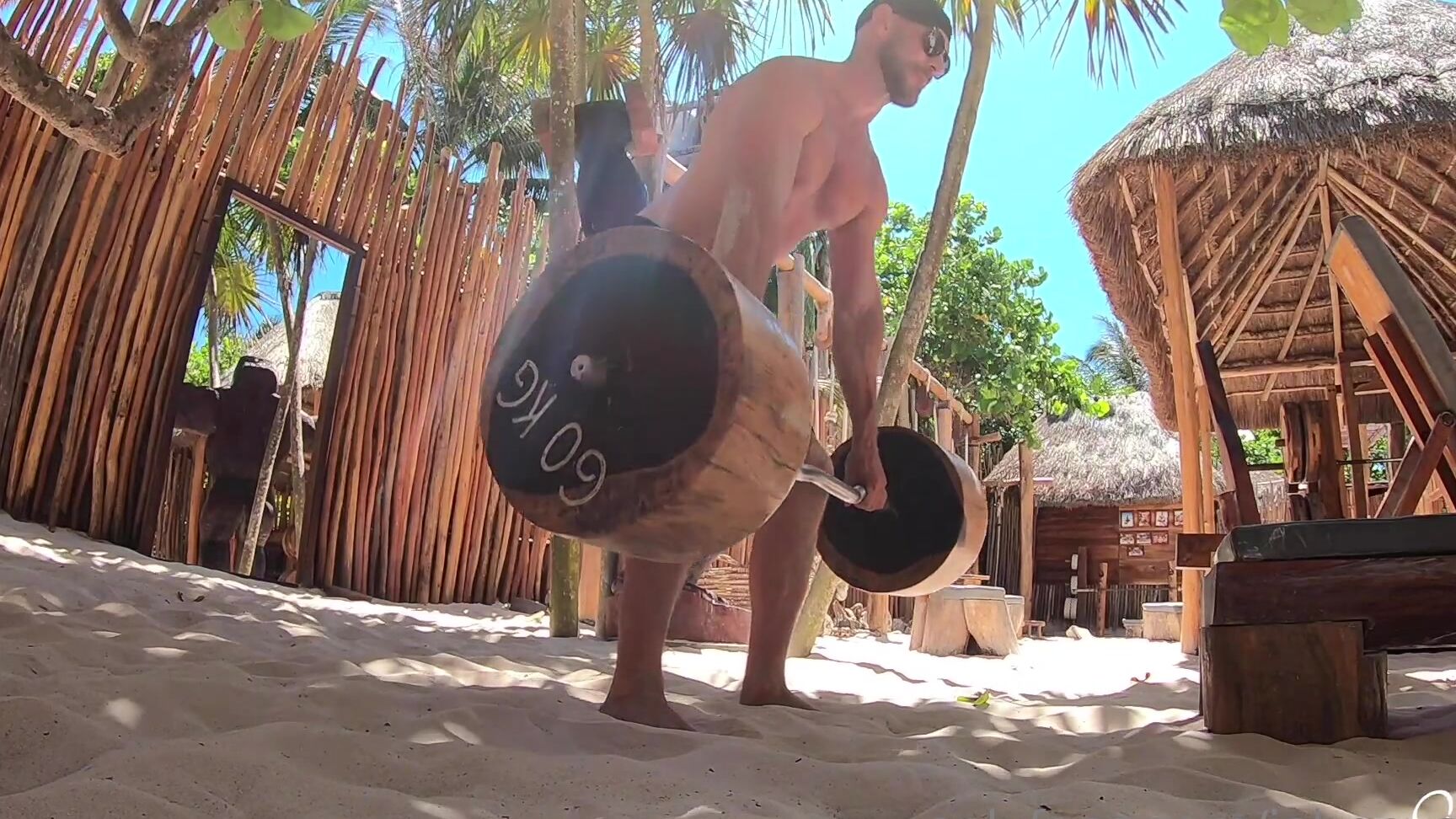 Johnnysins If You Guys Haven T Seen It On Youtube Yet Working Out At The Tulum Jungle Gym