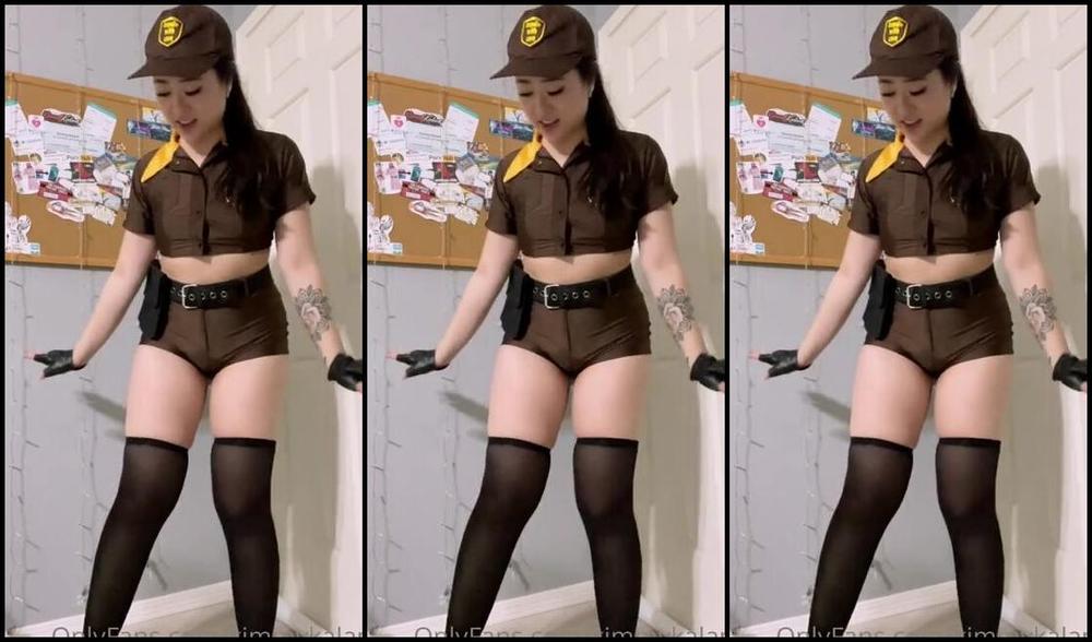 Kimmykalani Onlyfans I Got Some New Sexy Costumes For Future Roleplays What Do You Think Of The Ups Costume And Pizza