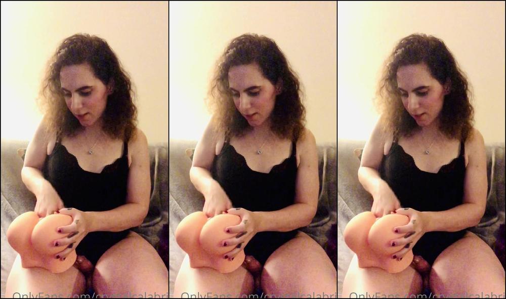 Crystalcalabria Fucking This New Silicone Ass And Pussy The Ass Feels Especially Yummy