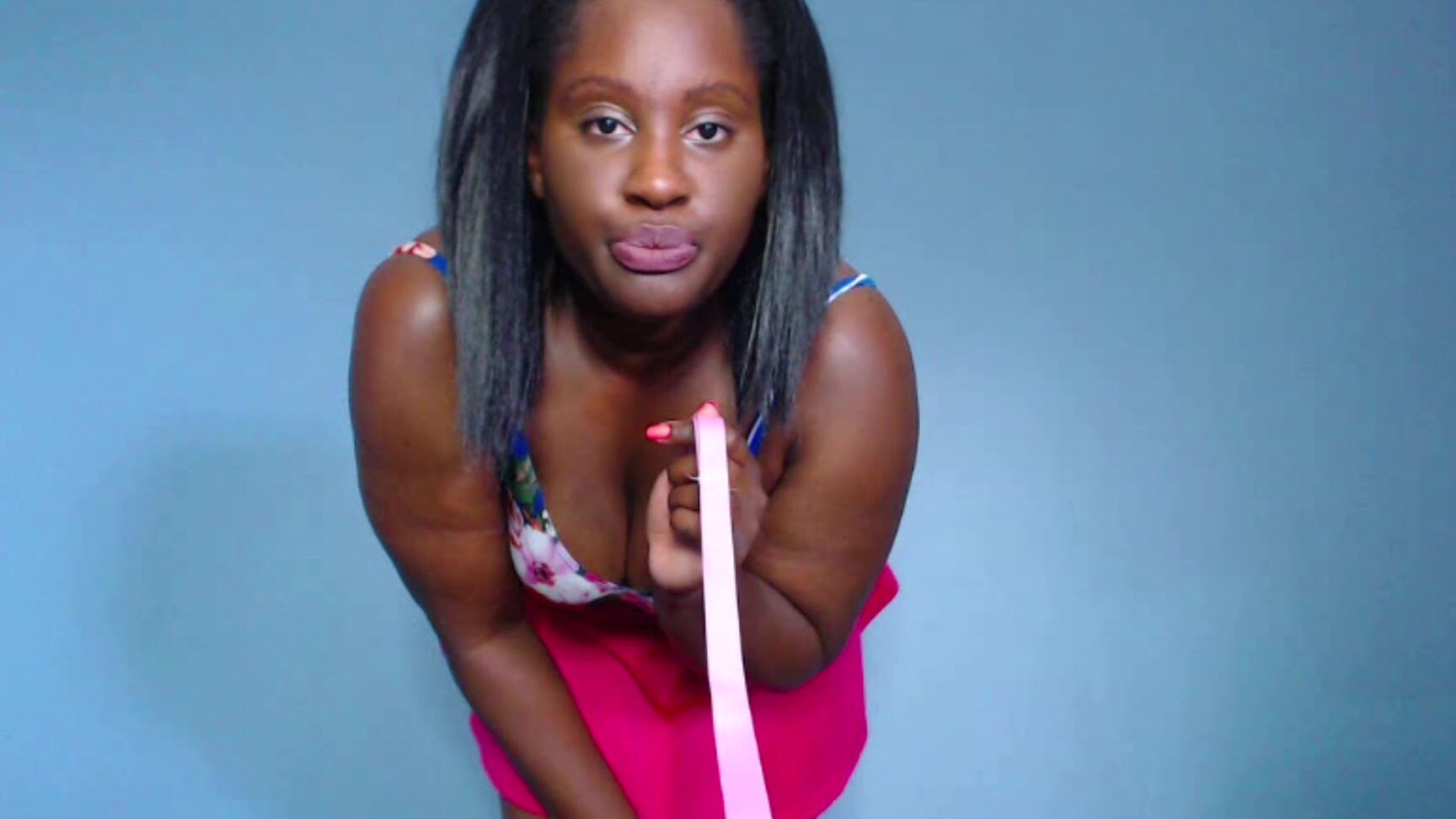 "UnfriendlyBlckHottie" collars / leashes, ebony female domination, femdom pov, pet play, slave men Are Pets manyvids