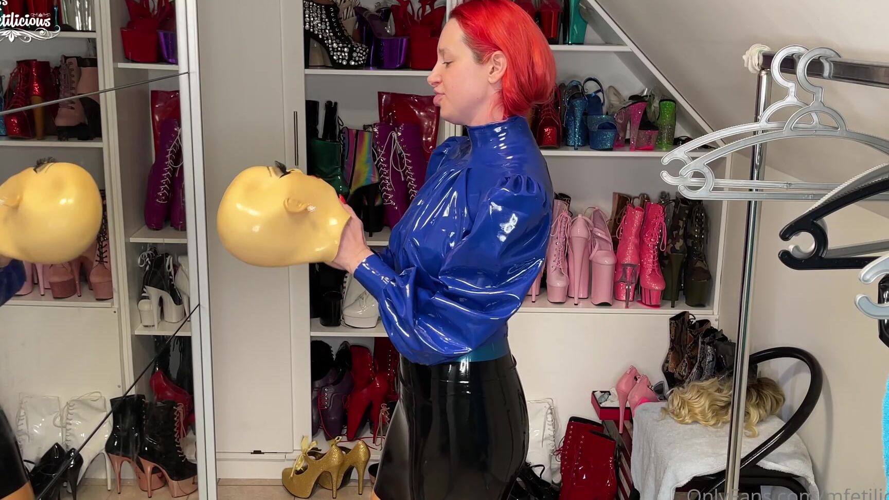 Mfetilicious Transformation To A Stylish Rubberdoll With A Mask By Bea Miersch How Do You Like Th