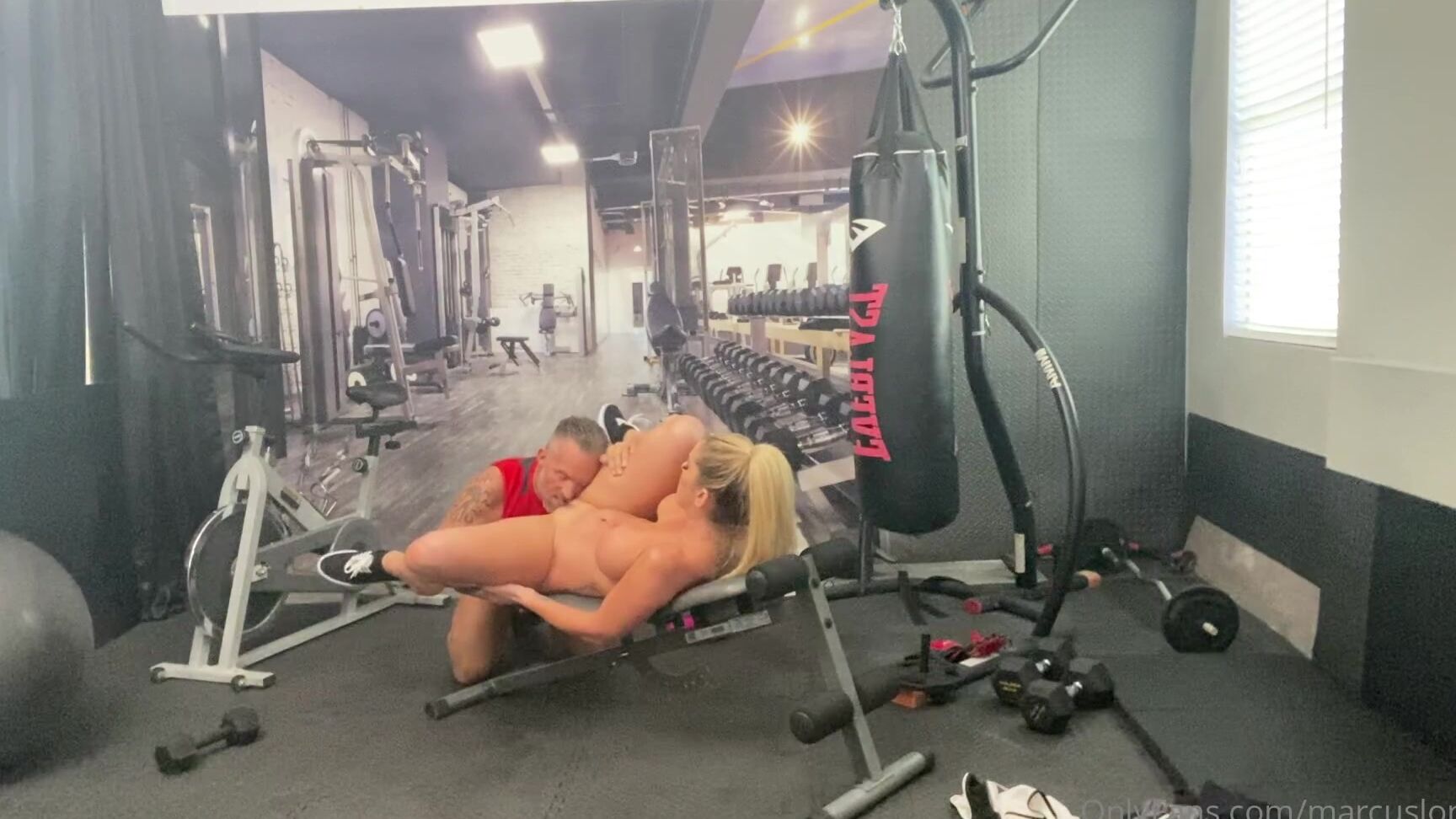Marcuslondon This Minutes Of Bts Of The Gym Sex Scene With Me And Kaylapaigex But What Busy Set Fil