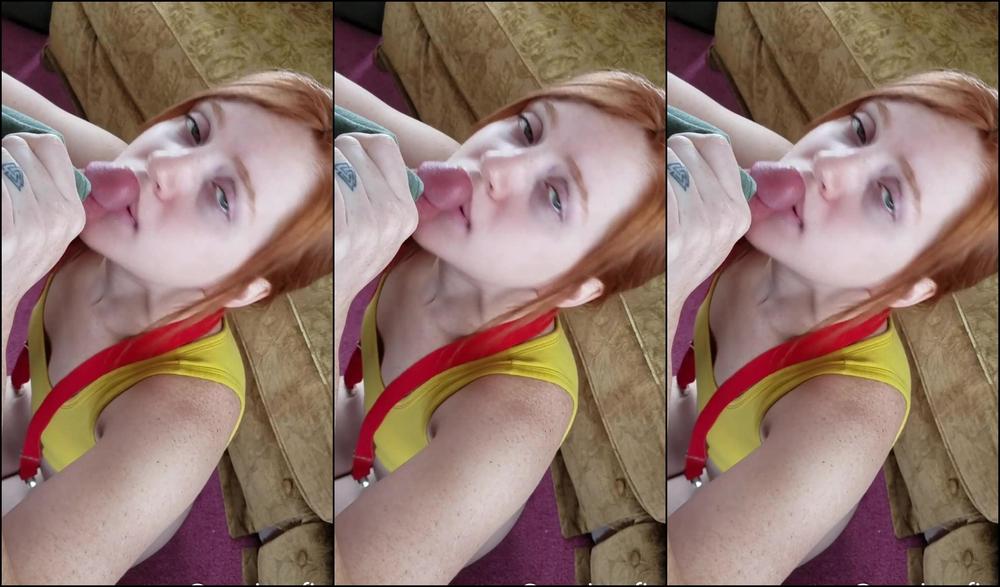 Cosplay, Redhead, Blow Jobs, Cumshots, POV myvixenfire cum on misty ManyVids