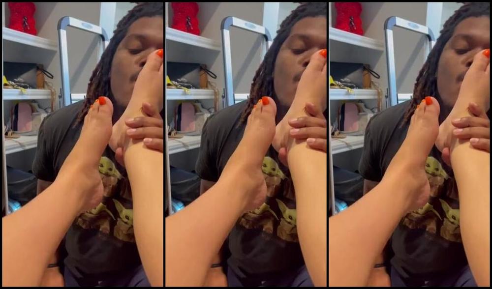 Sweetiestoes Aka Yourfeetsweetie Onlyfans Had Him Suckin Them Feet Real Good
