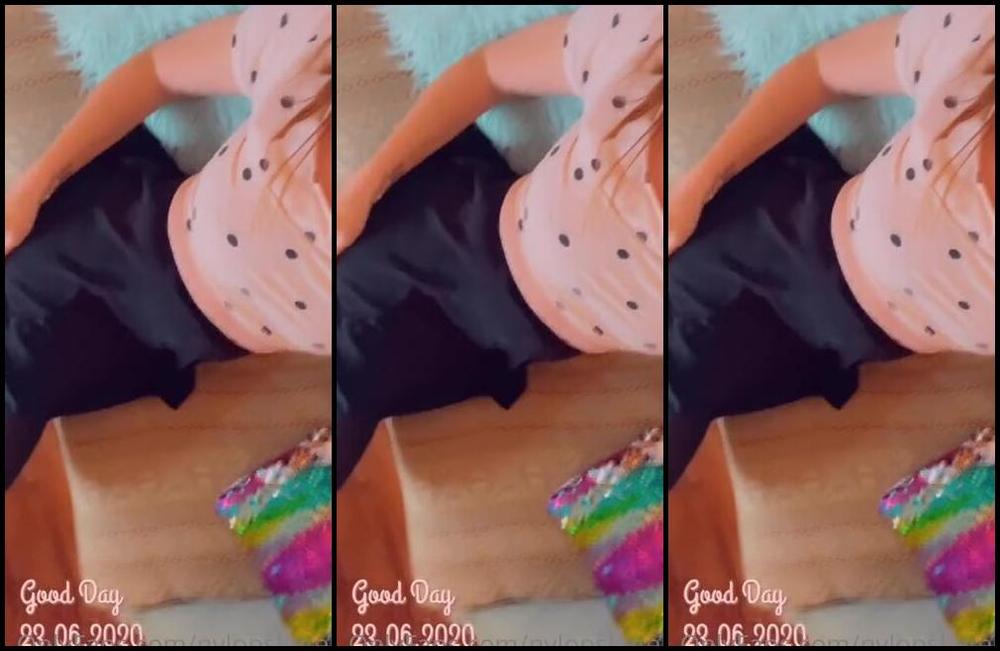 Nylonskitten Nicknamed Nylonskitten 06 23 2020 Onlyfans Video Little 2Min Video Clip Today In My Black Opaque Tights That I Wanted To Show You