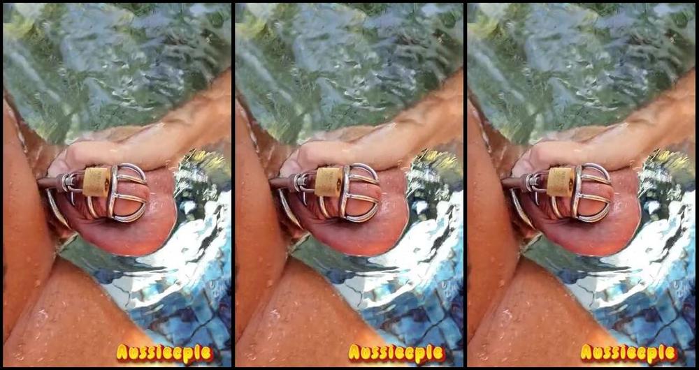 Aussiecple Nicknamed Aussiecple 10 27 2024 Onlyfans Video Some Pleasure But Also Some Pain For Those Locked And Full Balls