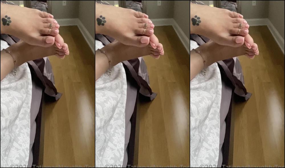 Tatianasnaughtytoes New Babypink Pedicure Barefoot Playing With My Babypink Summer Pedicured