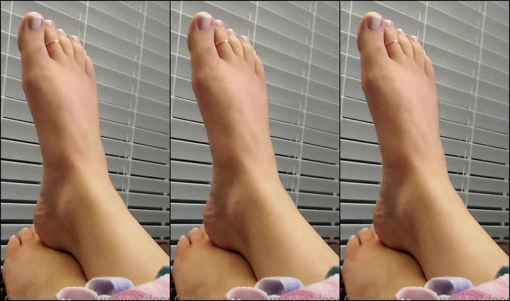 Nursenextdoor Cozy For My Foot Fetish Loves