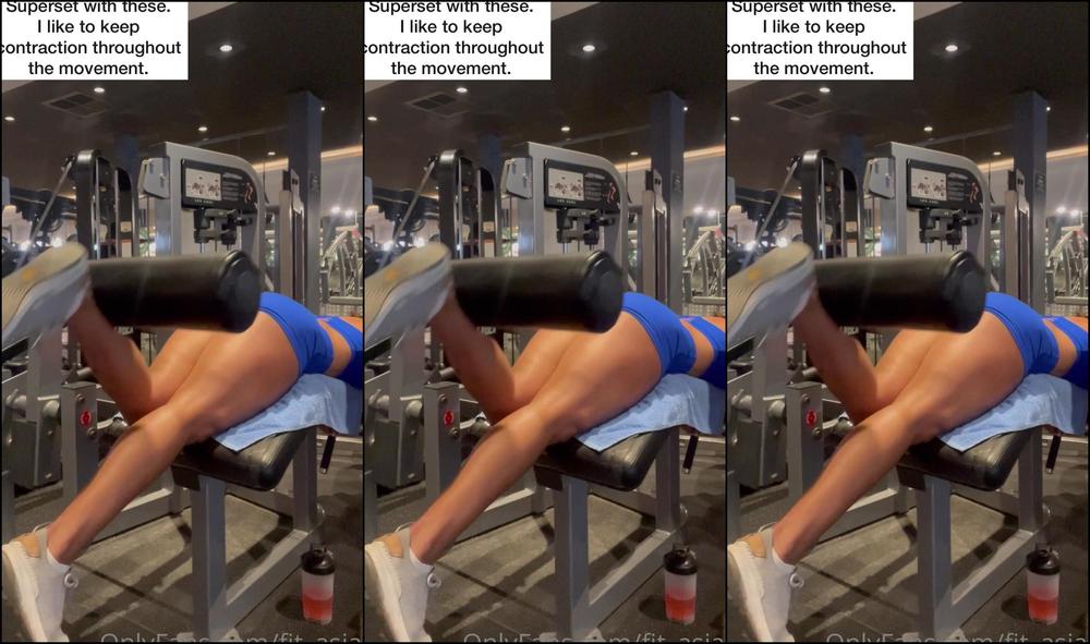 Fit Asian Day Of Lower Body Day In A Week An Example Of My Current Training I Have Plans To St