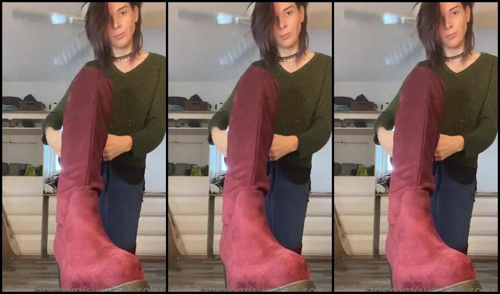 Summer Solesis Nicknamed Summer Solesis Onlyfans It Was Finally Cold Out Today So I Got To Wear My Thigh High Boots Watch Me Take Them Off