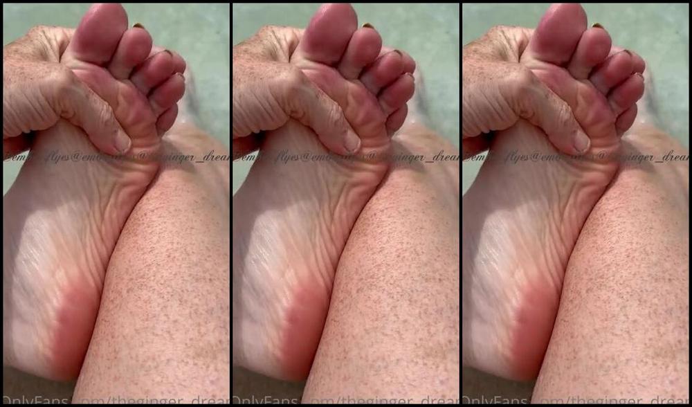 Thegingerdream Nicknamed Theginger Dream Onlyfans Almost 6 Min Of Me Talking And Dipping My Feet In The Pool For A Much