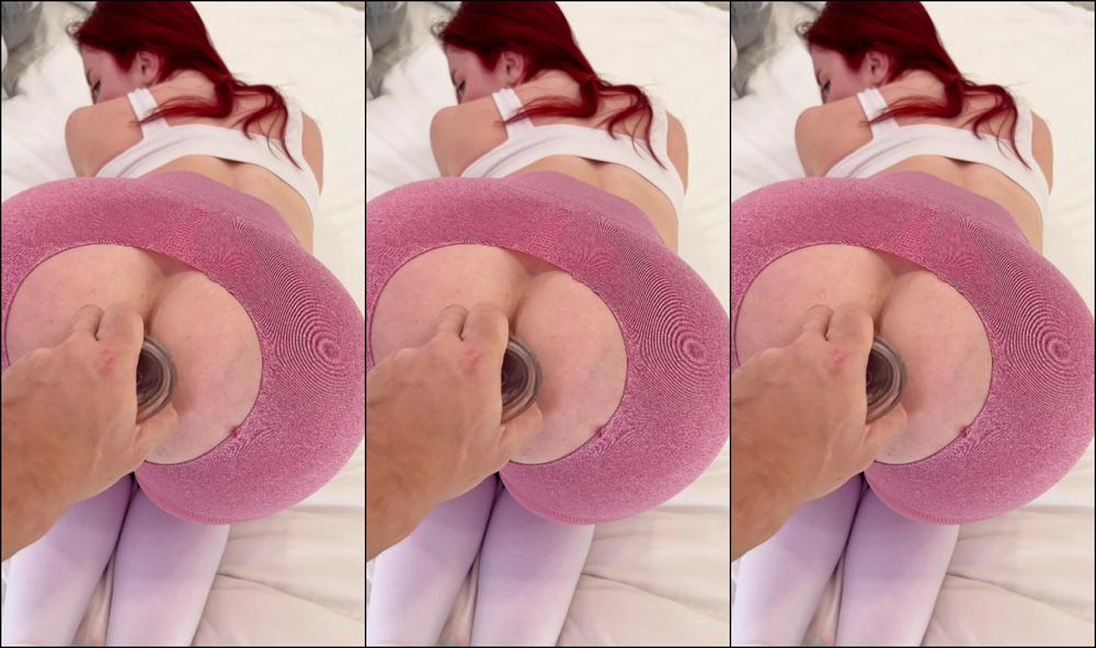 Anal Dildo Training With Daddy