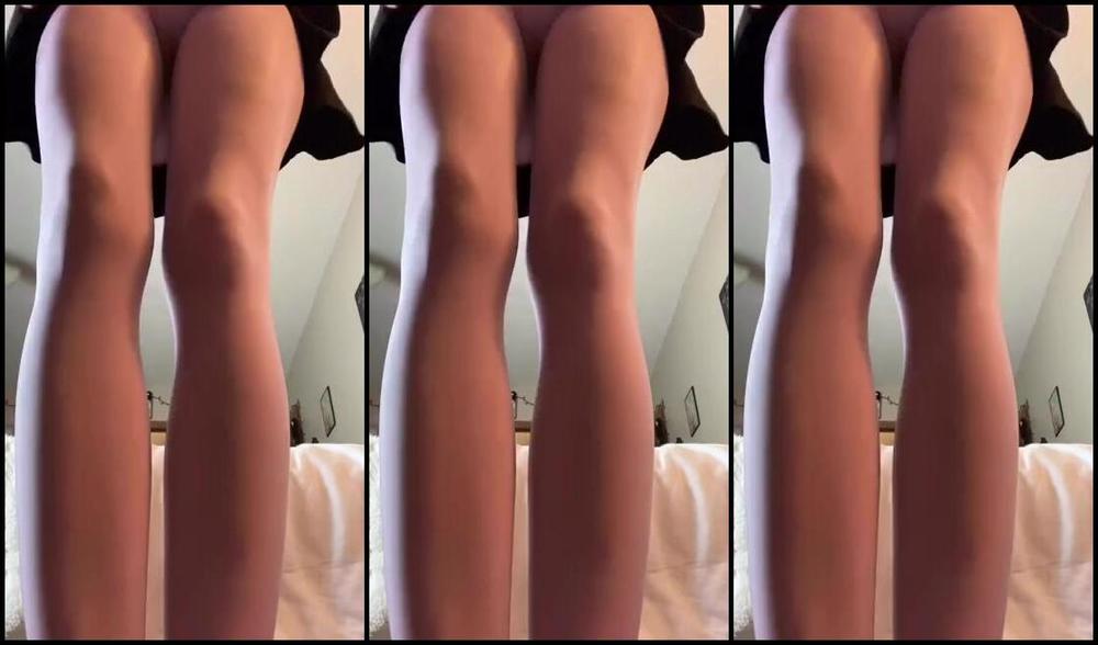 Nylonskitten Nicknamed Nylonskitten 04 26 2020 Onlyfans Video Naughty Upskirt Clip In My Lavender Tights Part 1