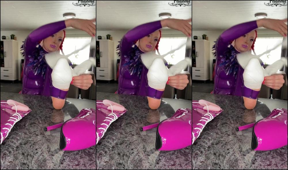 Mfetilicious Taking On My New Purple Ballet Boots Those Are From Jialuowei A Cheaper Brand From China