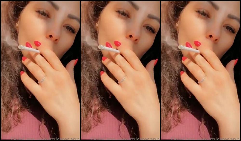 Mistresanna Onlyfans Smoking A Cigarette While You Are Licking My Dirty Feet Clean