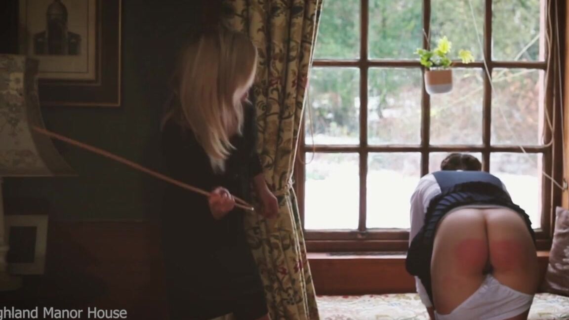 Miss Scarlet Schoolgirls Caned For Fighting Clips4Sale