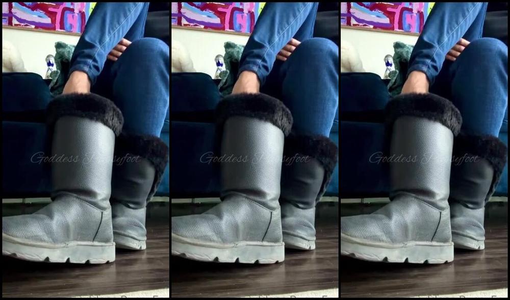 Goddess Pussyfoot Aka U186296307 Onlyfans I Take Off My Sweaty Uggs Boots And Make You Sniff My Feet And Stroke To My Sweaty Foot Smell