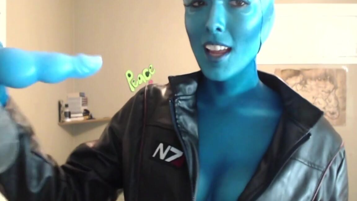 Tigger Rosey Asari Cosplay Mass Effect Show