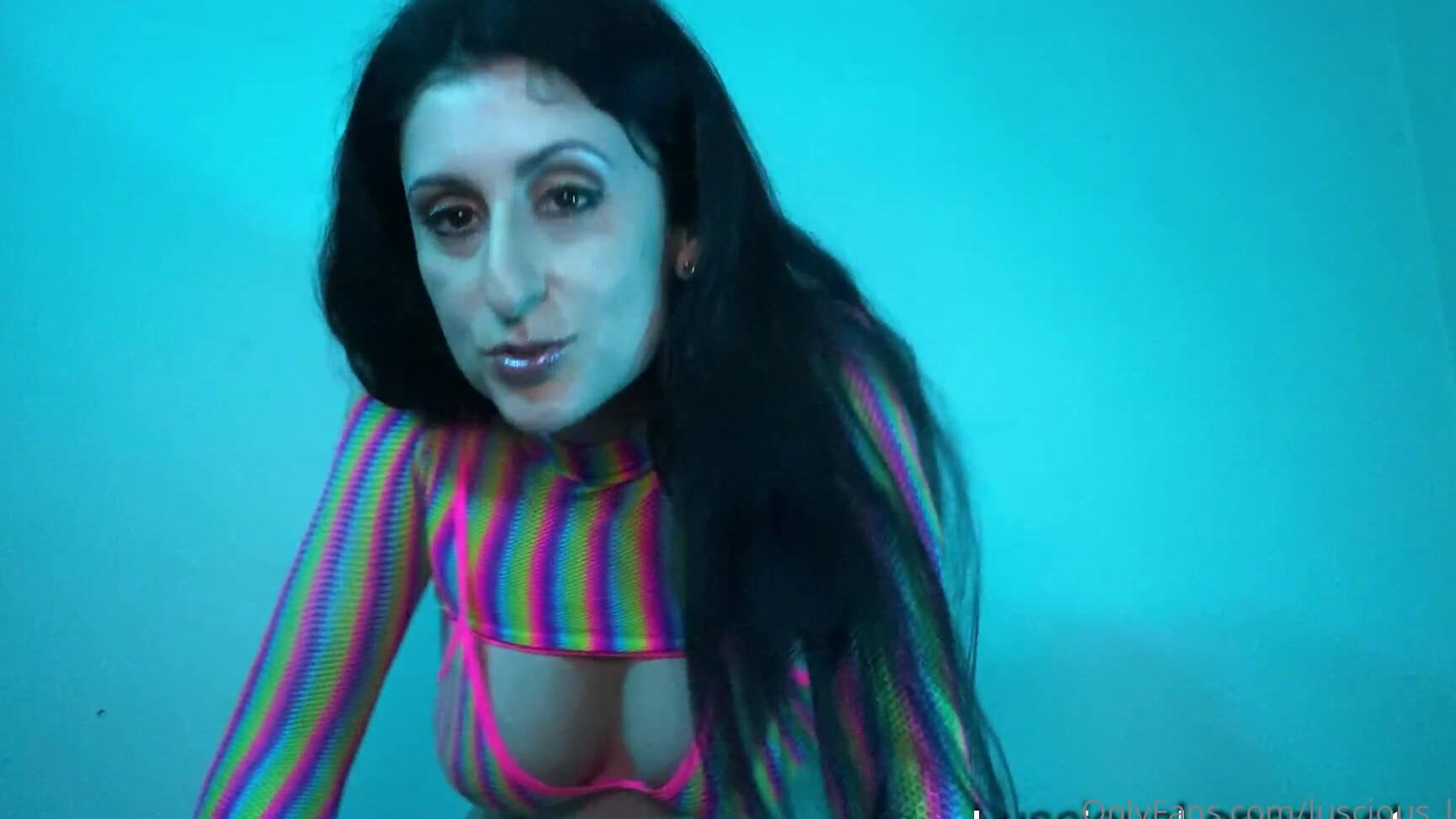 Luscious Lopez Lusciouslopez Bigass Bigbutt Gstring Gstringbikini Rave Partylights Glowing Rainb