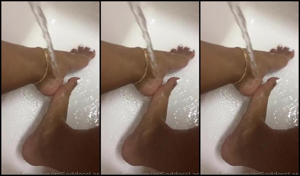 Goddess Lana Aka Itsgoddesslana Onlyfans Wash My Soft Pink Soles With Me Don T You Wish You Were Rubbing Them Foot Freak 1W0