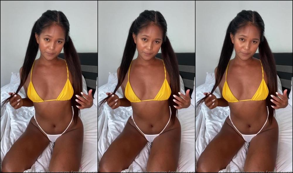 Maeurnsmiles New Bikini Top And A Little Oil Show I Hope You Like It Daddy