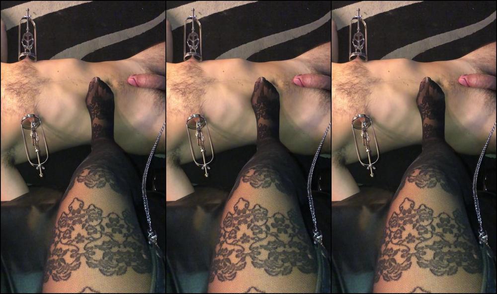 Mistress Gaia I Piace Giocare Con La Mia Troia Slavetaining Nippleplay