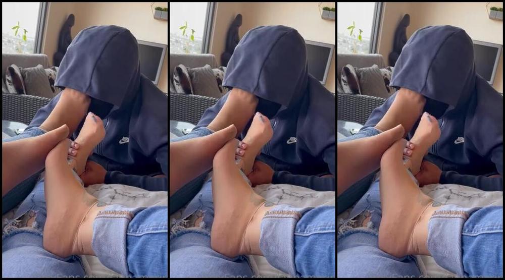 Latinamarina Onlyfans Such A Good Pet Taking In All Our Sweaty Nylon Sock Aromas You Can Hear Those Deep Sniffs N Whiffs