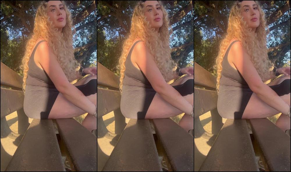 Goddessbailz 3379329369 06 28 2024 Imagine Sitting Next To Me On A Hike Trying To Catch Your Breath And I Start