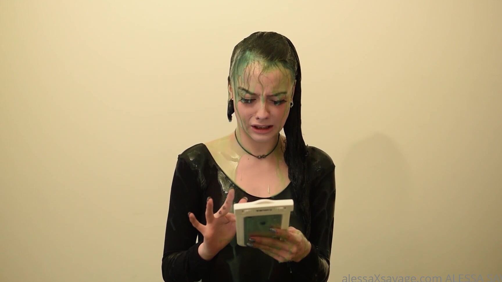 Alessa Savage Watch Me Struggle To Crack The Code And Avoid Getting Gunged